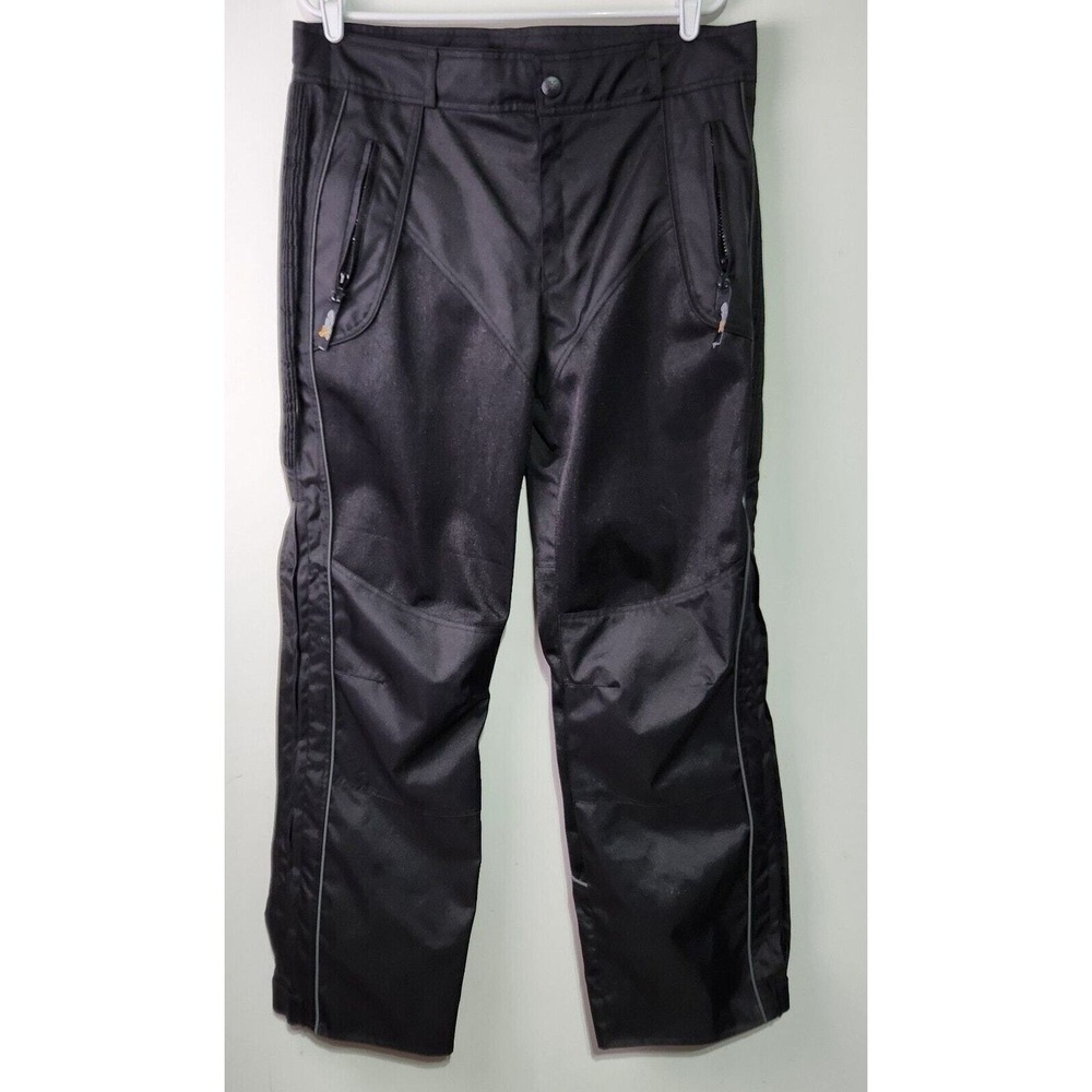 XElement Advanced Motorcycle Gear Moto BLACK Padded Pockets Pants SIZE 12‎
